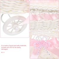 Yulin Jiafu rotin-Look plastique baptême poussette panier mariage fleur fille bonbons boîtes bébé garçon douche noël bébé douches