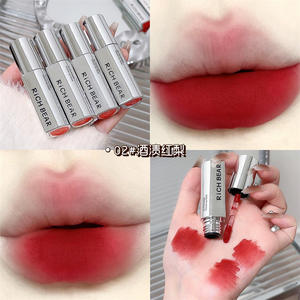 Brillant à lèvres en velours mat de haute qualité avec tube de rouge à lèvres argenté luxueux, cosmétiques pour femmes en gros, <span class=keywords><strong>maquillage</strong></span> quotidien - Product Image 5