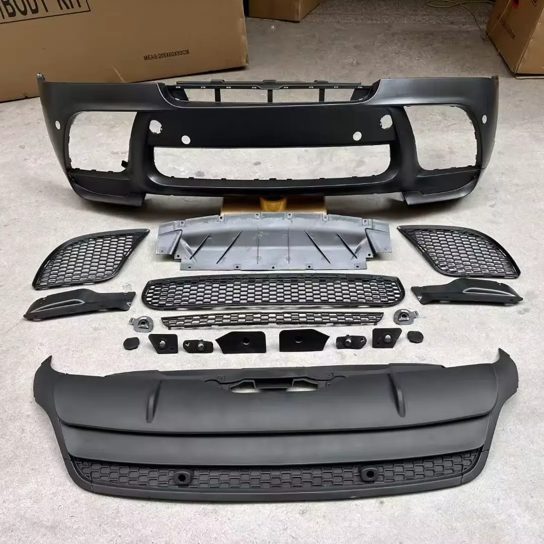 Suitable for BMW x6 e71 body kit modified x6m front bumper rear lip and grille