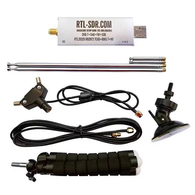 RTL-SDR V3 R820T2 TCXO Original Software-Defined Radio Ultra Short Wave Broadband SDR Receiver PBX Category Broadband Receiver