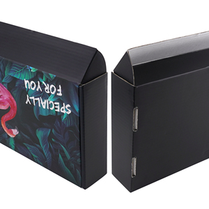Custom Eco-Friendly Kraft Stamping Corrugated Board Mailer <b>Boxes</b> with Matt Lamination Packaging Solution for Clothing Shipping - Product Image 1