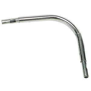 Gomito O-ring da 12 mm per tubo / Cromato 10x10 cm. Con 2 raccordi - Product Image 1