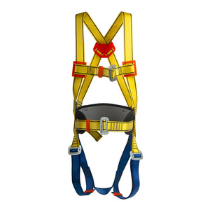 เข็มขัดนิรภัยป้องกันการตกจากที่สูง Zhongyu พร้อมเชือกนิรภัย 15KN ยาว 2 เมตร สีเหลือง พร้อมแผ่นรองรับเอว - Product Image 5