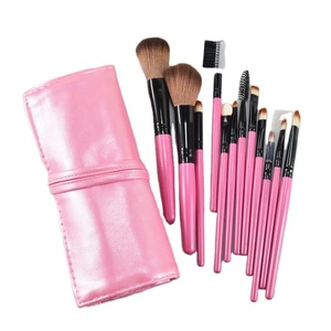 Ensemble complet d'outils, 12 pièces, manche en or rose, pinceaux <span class=keywords><strong>de</strong></span> maquillage personnalisables en gros - Product Image 1