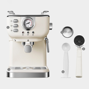Macchina da caffè Semi automatica con smerigliatrice integrata e sistema di schiuma di latte per la produzione di caffè Espresso a casa e piccola attività di caffè - Product Image 4