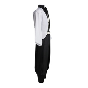 Costume complet de cosplay anime blanc imprimé Haori Wind Hashira <span class=keywords><strong>Shinazugawa</strong></span> <span class=keywords><strong>Sanemi</strong></span> pour soirée déguisée et événement de cosplay - Product Image 4