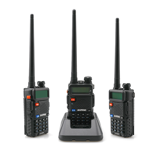 Wholesale Original Baofeng Talk Range 5-8km Walkie Talkie Uv-5r 8 Watts Dual-Band VHF UHF Tow Way Radio