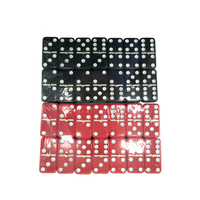 Usine en gros personnalisé luxe 5010 Domino carreaux vert rose rouge bleu coloré Double 6 9 12 Domino ensemble