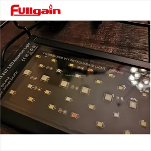 Fullgain ไฟตู้ปลา LED ควบคุมการจับเวลา, ไฟ LED ควบคุมการเติบโตสเปกตรัมเต็มรูปแบบสำหรับโหมด24/7ตู้ปลา