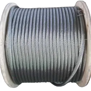 Giá cả cạnh tranh SS316 7*19 dây thép không gỉ Rope 10.0 mét với bằng gỗ Reel đóng gói