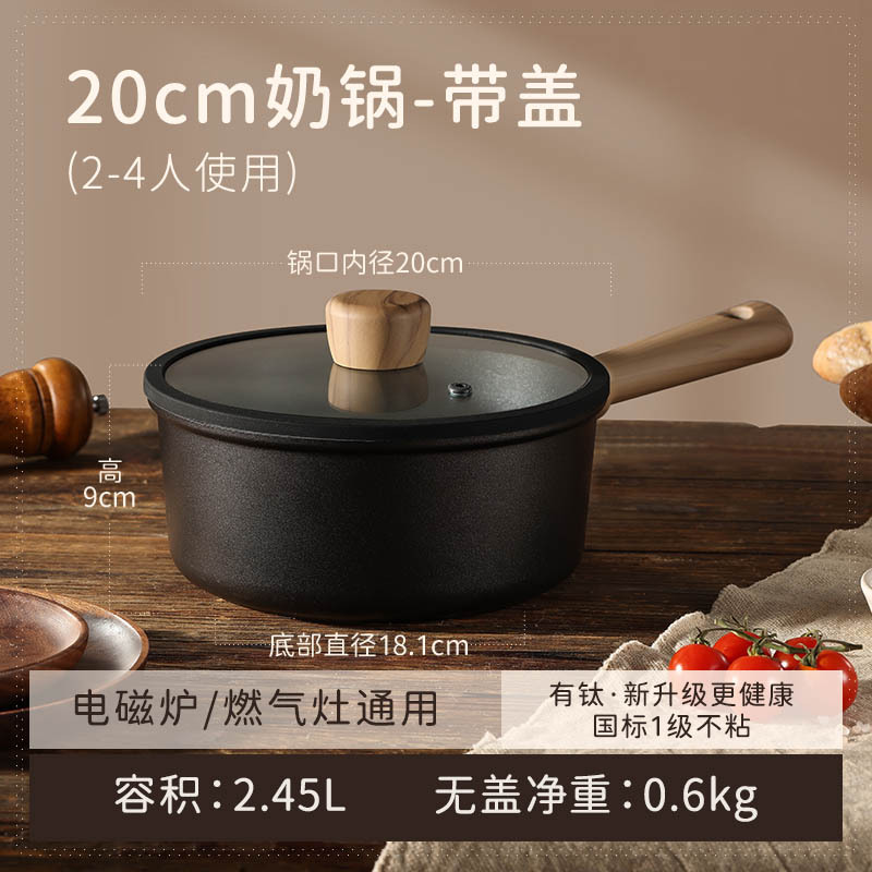 20cm saucepan with lid