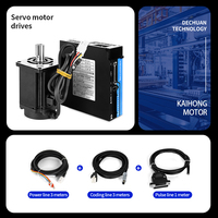 Kaihong Servomoteur incrémental 17bit à couple élevé 1.91N.m 220VAC 3.3A 60mm à bride 600W avec kit de pilotes pour machine CNC