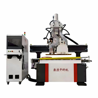 Router CNC de 4 ejes para carpintería 3D con cuchilla de sierra para cortar tableros de madera, MDF, contrachapado, melamina, router CNC de anidamiento de madera de 4*8 pies