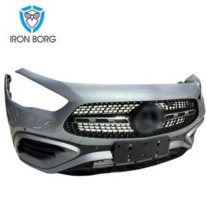 Kit Paraurti Anteriore 2020 per <span class=keywords><strong>Mercedes</strong></span>-Benz <span class=keywords><strong>GLA</strong></span> W247, Include Griglia AMG, Luci Fendinebbia, Materiale ABS e Barra Antiurto - Product Image 3