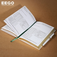 Diario de Tapa Dura A6 A4 A5, Cuaderno de Cuero PU con Logotipo Personalizado, Diario de Lino de Lujo con Bolígrafo, Cuaderno de Notas para Sublimación