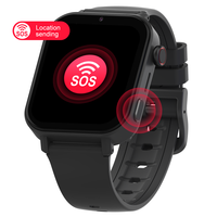 Clásico 4G Senior GPS Smartwatch Ubicación Sos Llamada de voz Videollamadas Monitor de ritmo cardíaco Detección de caídas para ancianos