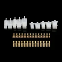 580 pièces 2.54mm 2/3/4/6/9 broches connecteurs de fils électriques automobiles mâle femelle prise de borne de câble pour moto Ebike voiture