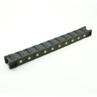 Support de câble en plastique pour rail de guidage de chaîne de traînage de pont de gaine de câble flexible