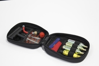 Outil de réparation de pneus de moto à haute pression portable avec cartouche de CO2 pour pneus à chambre à air et sans chambre à air, kit d'urgence ATV
