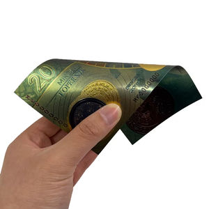 Banconota Commemorativa Personalizzata Copernico 20 in Plastica Placcata Oro 24K per Ordini all'Ingrosso - Product Image 5