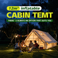Tenda Camping Besar Langsung dari Pabrik dengan Banyak Area Hunian Desain Logo Kustom untuk Perkemahan dan Proyek Grosir