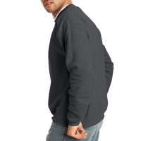 Sweat-shirt en molleton épais personnalisé pour homme, 500 grammes, coton, col rond, manches longues, vêtements pour homme