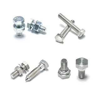 Manufacturers English Sizes Corner M4 Coach SS304 Stainless Steel 4.6 Hex Rapid Bolts and Nuts