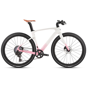 Bici Ibrida da Strada 700C*40C con Pneumatici Gravel V3, Forcella in Carbonio, <span class=keywords><strong>Manubrio</strong></span> Dritto, 24 Velocità, Freno a Disco Idraulico - Product Image 2