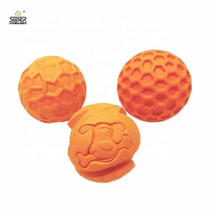 الموردين البرتقال المطاط الطبيعي هايت الجودة ODM OEM مخصص الحيوانات الأليفة مضغ لعبة الافراج عن الغذاء صار - Product Image 4