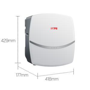 Convertisseur solaire monophasé 3 kW, double MPPT 90-550 V, WiFi, IP65, CE/VDE pour système solaire domestique - Product Image 2