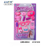 LASIVE TOYS Ensemble de jeu d'imitation pour filles : Princesse, Maquillage et Coiffure, Salon de Beauté
