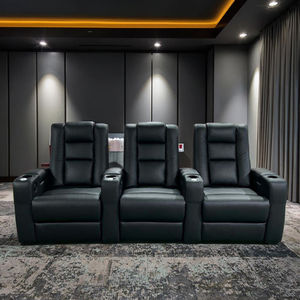 เก้าอี้โฮมเธียเตอร์ปรับเอนได้พลังงานไฟฟ้าพร้อมการนวดและความร้อนเฟอร์นิเจอร์โรงละคร - Product Image 5