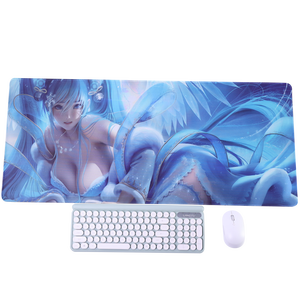 Jinli thiết kế mới bán buôn chuột Pad animouse Pad gamer cao su không thấm nước chơi game chuột Pad Anime cô gái mousepads - Product Image 1