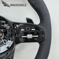 Volant en cuir de haute qualité adapté aux Mercedes-Benz W223 W205 W212 W222 W463 W464 W213 W204 W218 E63 GLS G63 GLS63S
