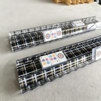 Règle de Mahjong américaine de 20 pouces en acrylique magnétique deux-en-un avec porte-cartes pour 4 joueurs