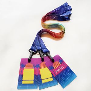 Hot Sale 25MM Wholesale High Quality <b>Lanyards</b> With Logo Custom Detachable Neck Strap Custom Logo <b>Polyester</b> Custom Woven <b>Lanyard</b> - Product Image 2