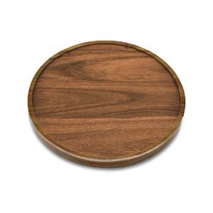 12 "bois d'acacia paresseux Susan organisateur cuisine plateau tournant pour <span class=keywords><strong>armoire</strong></span> garde-manger Table - Product Image 3