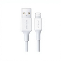 Kabel Data USB Pengisian Cepat 3A Bersertifikasi MFi untuk iPhone & iPad, Kompatibel dengan Power Bank, Berlapis PVC