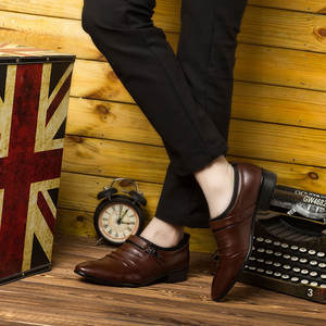 Chaussures en cuir décontractées pour hommes Printemps 2026 – Mocassins habillés confortables et polyvalents grandes tailles - Product Image 5