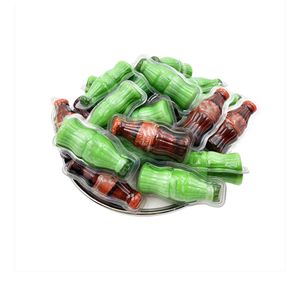 Custom Good Taste <span class=keywords><strong>mini</strong></span> bebida forma de botella masticar Caramelo Suave FIESTA DE Halloween Popular 3D <span class=keywords><strong>dulces</strong></span> caramelos de goma con mermelada rellena - Product Image 6