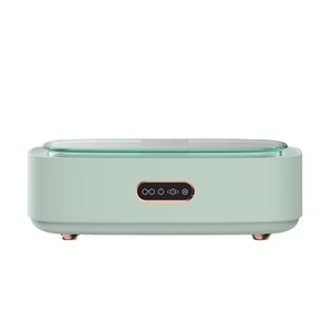 Nettoyeur à ultrasons portable professionnel 45 kHz pour bijoux, prothèses dentaires, bagues, lunettes, nettoyeur sonique domestique intelligent - Product Image 1
