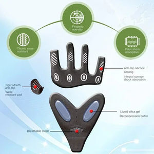 Guantes de Ciclismo de Gel Unisex para Verano, Transpirables, Antideslizantes, para Fitness, Gimnasio, Entrenamiento Deportivo, Ciclismo de Carretera y MTB - Product Image 3