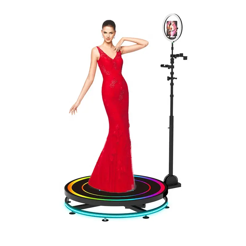 FBA доставка большой в наличии автоматическая камера видео Стенд 360 фото стенд со светодиодным кольцом свет для свадебной вечеринки