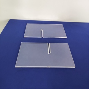 X צורה ברורה ספר אקריליק תצוגה דוכן תצוגה במגזין אקריליק לעמוד ללא מחזיק ספר פתוח - Product Image 5