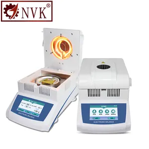 NVK 50g 100g 1mg 0.002g 0.005g Medical Food Grain Coffee Laboratory Moisture Analyzer Meter Price with Halogen Light