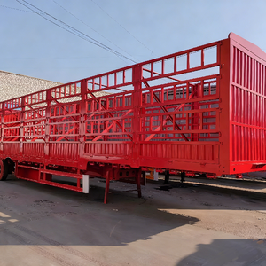 Semirremolque Hstar de 3 Ejes para Ganado, 40T de Carga Útil, Ejes FUWA, Perno Maestro Opcional para Transporte de Ganado Vacuno y Ovino en <span class=keywords><strong>Kenia</strong></span> - Product Image 2