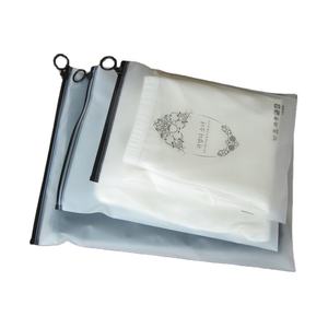 016 P16 Sacs de rangement givrés pour sous-vêtements <span class=keywords><strong>Soutien</strong></span>-<span class=keywords><strong>gorge</strong></span> Leggings zippés Chaussettes Maillot de bain Anneau de traction Impression offset CPP Plastique pour portefeuille - Product Image 4