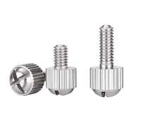 Vis à tête ronde nickelée Phillips, sur mesure, pour châssis d'ordinateur, panneau, vis moletée M3 M4, fabrication OEM