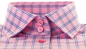 Femme décontractée à la mode 100% coton facile d'entretien fourmi-rides à carreaux roses <span class=keywords><strong>chemises</strong></span> habillées de bureau à carreaux - Product Image 2