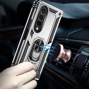 ฝาครอบโทรศัพท์ป้องกันการกระแทกสำหรับ Samsung Galaxy Z <span class=keywords><strong>Fold4</strong></span>เคสโทรศัพท์แบบห่วงโลหะไฮบริด TPU สำหรับ Samsung Galaxy Z สำหรับ Samsung Galaxy Z <span class=keywords><strong>Fold4</strong></span> - Product Image 6
